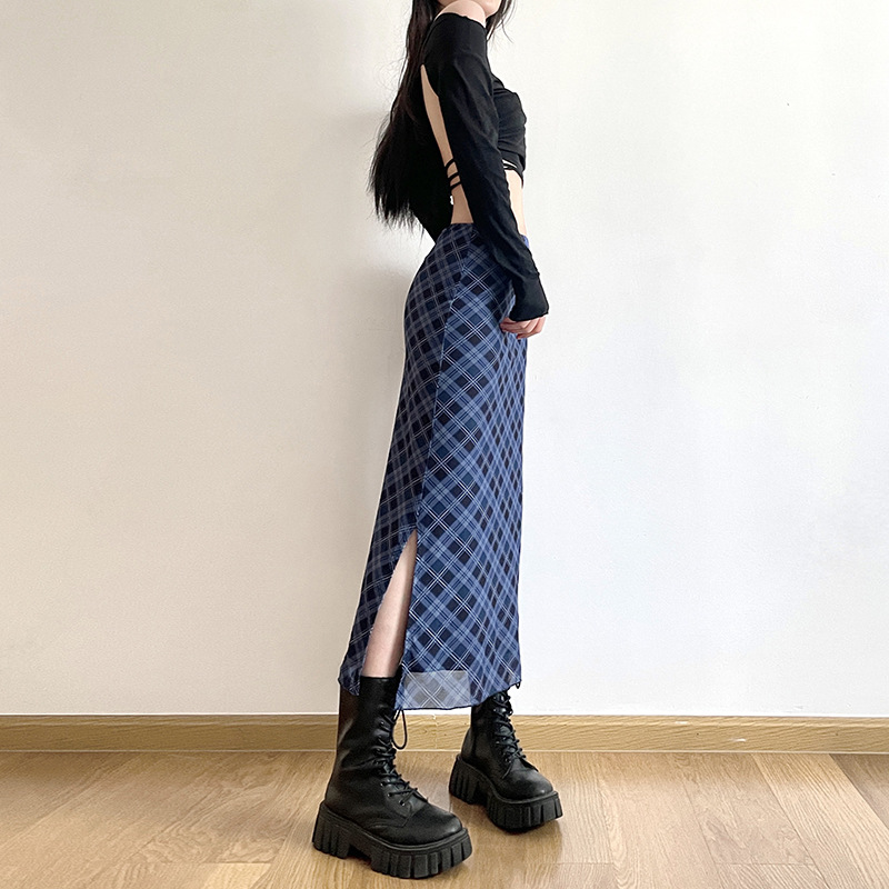 Women Spring Autumn Plaid Prin - Felt Sheet Wool avaliação e preço