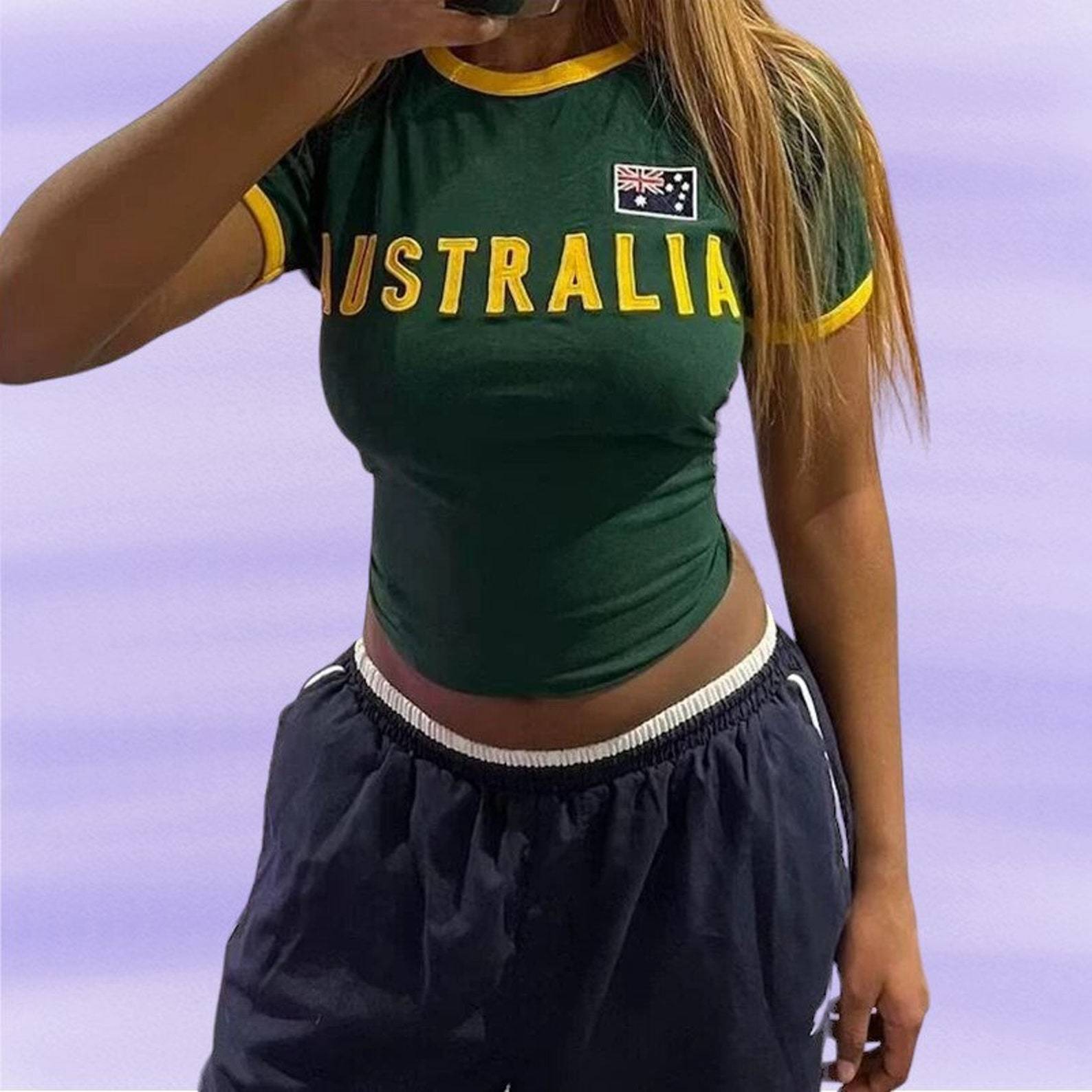 Y2k Aesthetic Women Australia  - Embroidery In Australia avaliação e preço