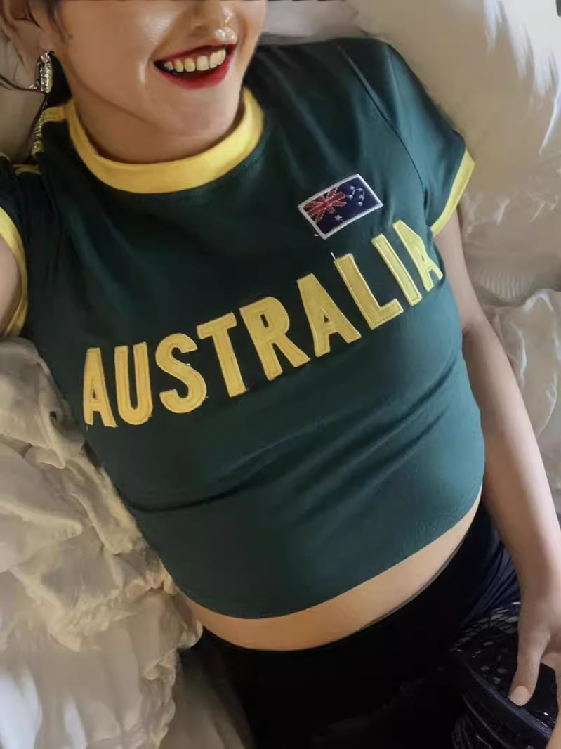 Y2k Aesthetic Women Australia  - Embroidery In Australia avaliação e preço