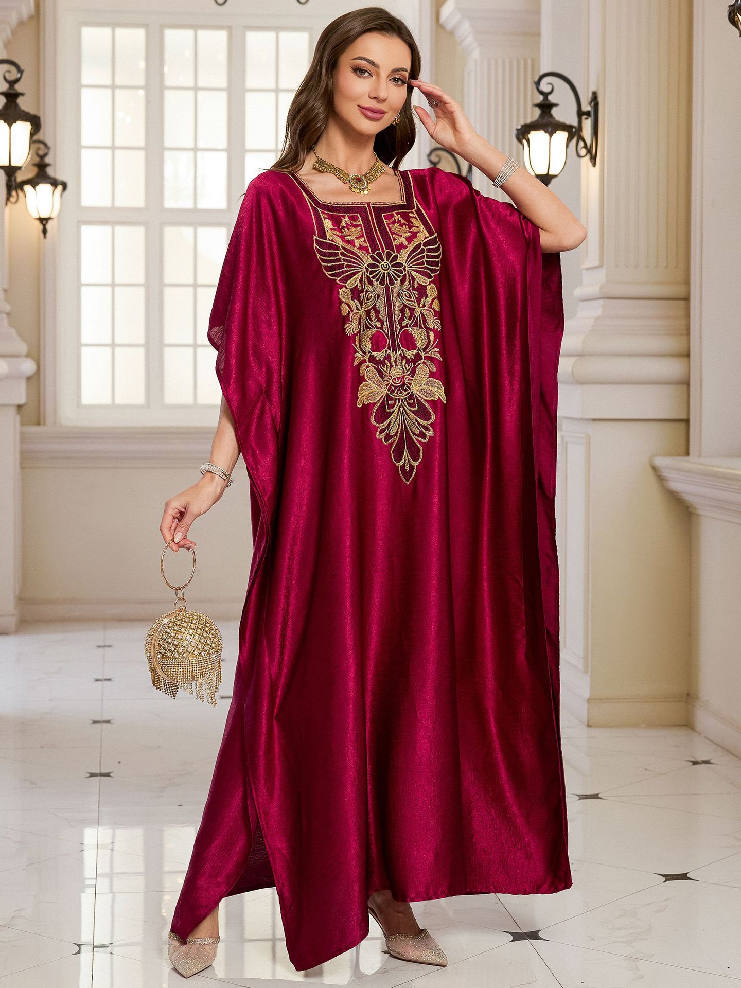 Beach Kaftans for Women Shinin - Embroidery Kaftan avaliação e preço