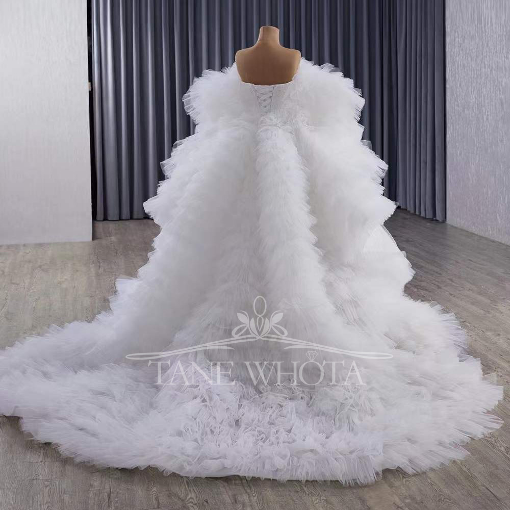 Elegant Mermaid Wedding Inner  - Embroidery Organza avaliação e preço