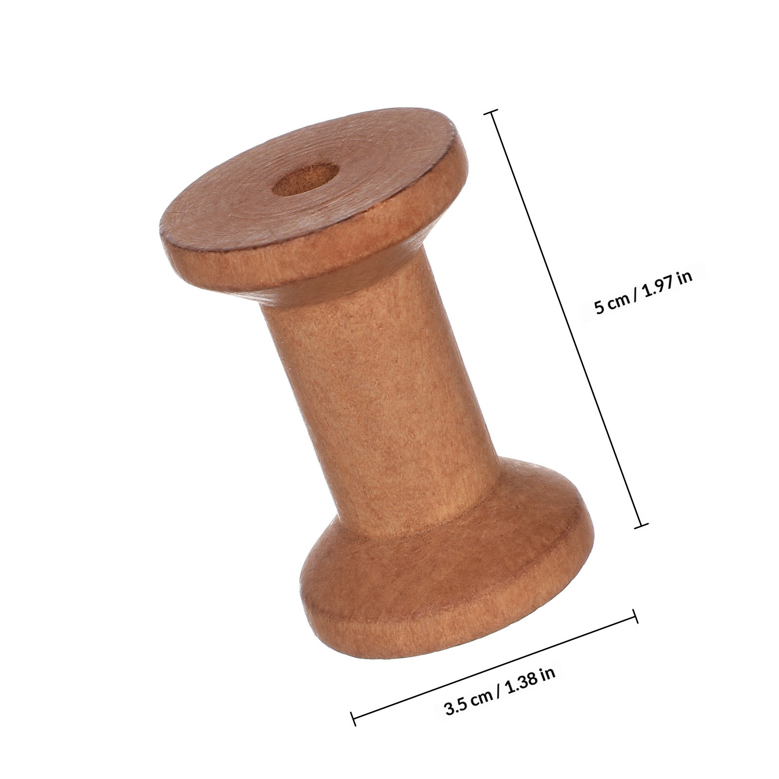 20Pcs Wooden Thread Holders Em - Embroidery Thread avaliação e preço