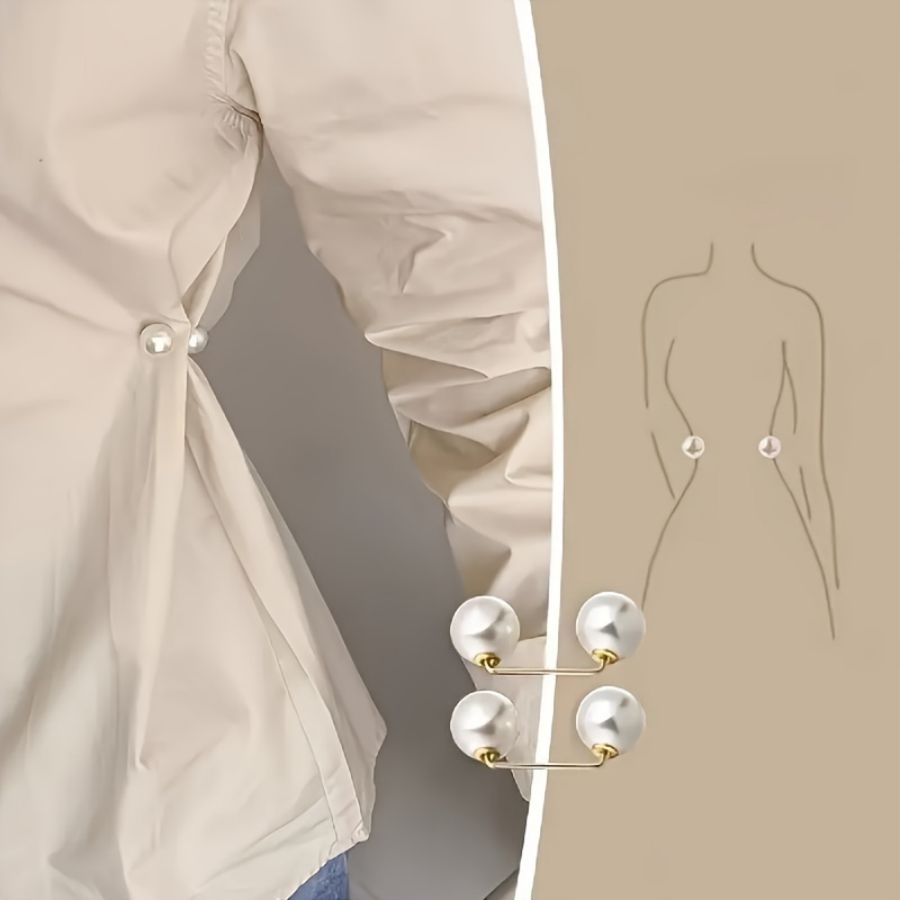 Set of 6 Fashion Pearl Pins fo - Embroidery Kaftan avaliação e preço
