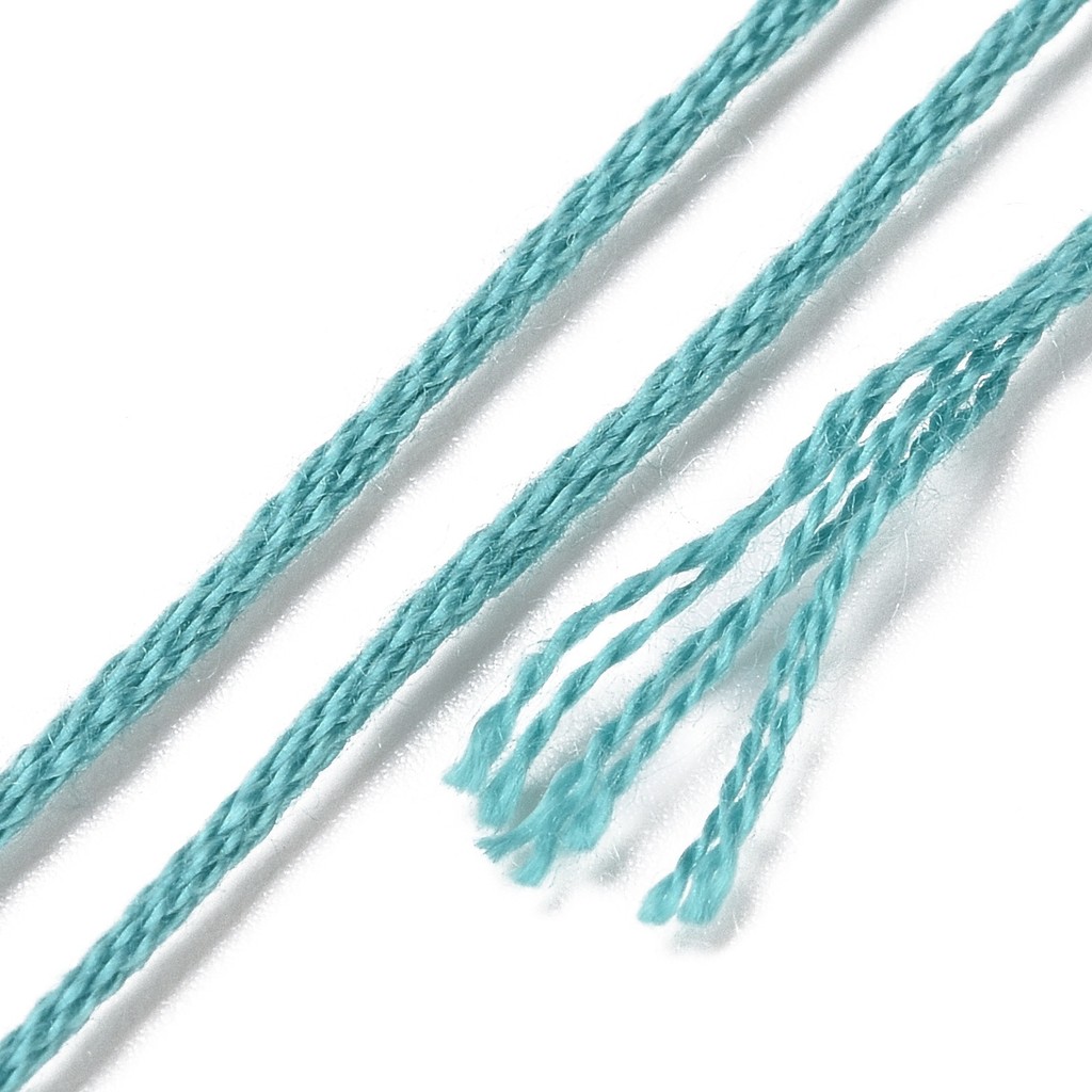 1Set 8 Skeins 0.5mm 6-Ply Poly - Embroidery Thread avaliação e preço