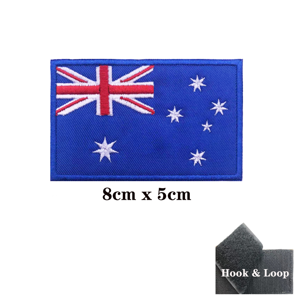Australian flag Australia Patc - Embroidery In Australia avaliação e preço