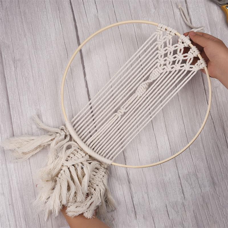 1/5Pcs 8-33cm Wooden DIY Handm - Embroidery Zone avaliação e preço